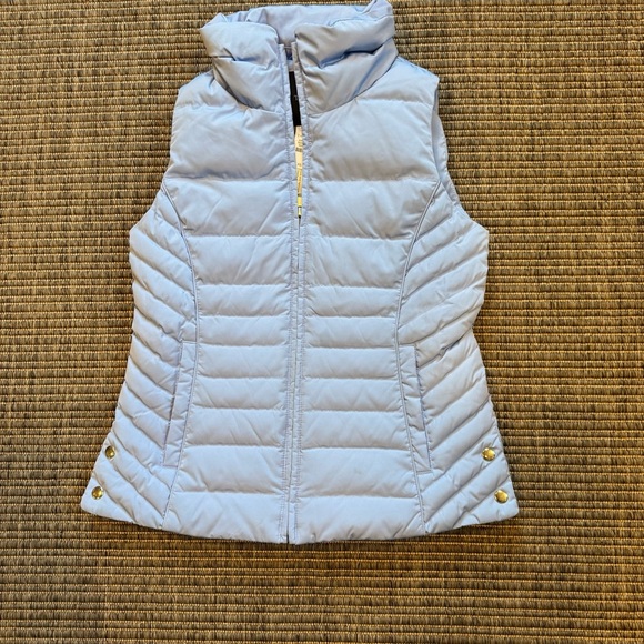 Talbots Jackets & Blazers - Talbots Light Blue Quilted Vest